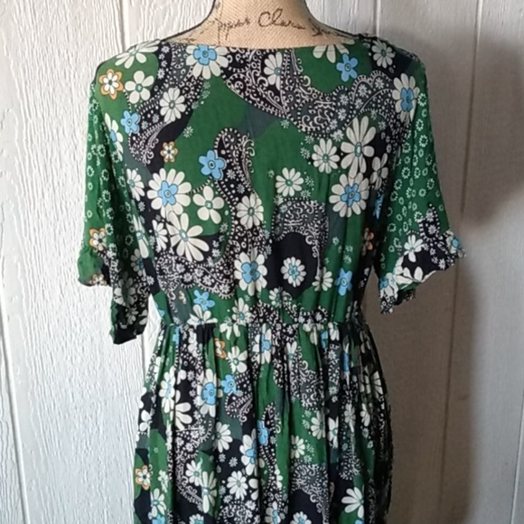 Reborn New York Women's SS Midi Dress Size XL - Picture 3 of 5